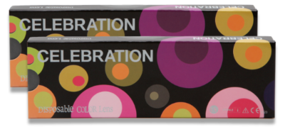 CELEBRATION COLORS WEEKLY PREMIUM(10 LENS PK)  RAINBOW - Image 2