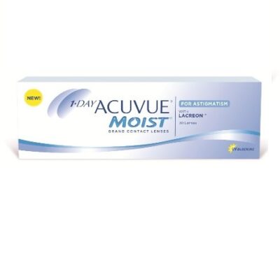 ACUVUE 1 DAY MOIST FOR ASTIGMATISM ( 30 LENS PK) (Toric,Daily)