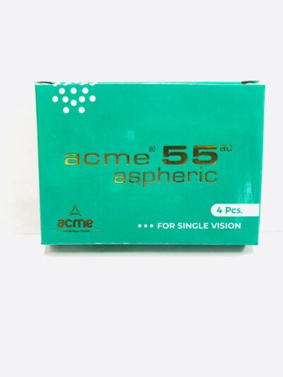 ACME 55 ASPHERIC WITH UV (4 LENS PK) (Spherical,Monthly)